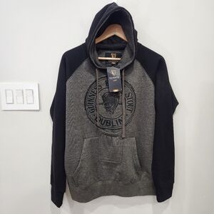 NWT Guinness Beer Pocket Hoodie Mens M Gray Black Official Merchandise Rare